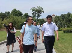 浦东水务和长桥山庄向导考察福寿园和亿万先生MR集团